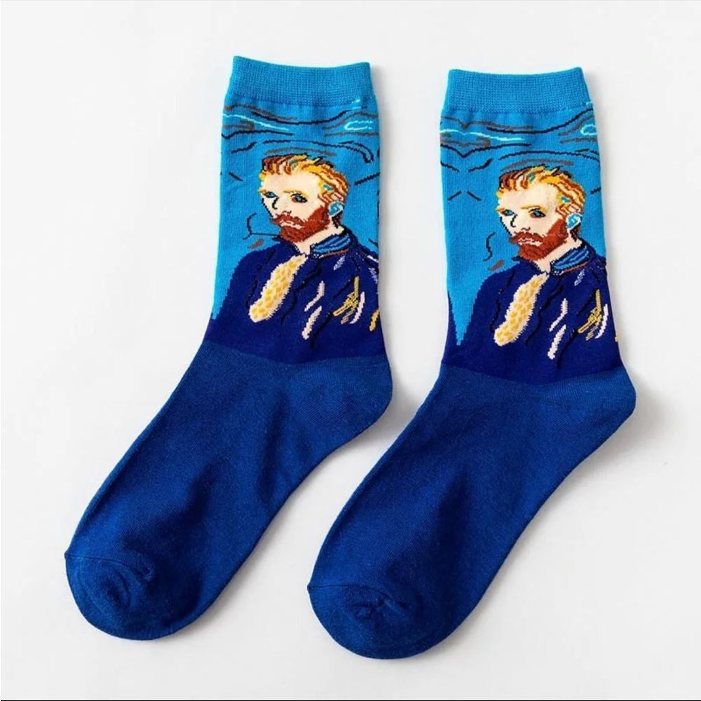 Socks Vincent Van Gogh Self Portrait